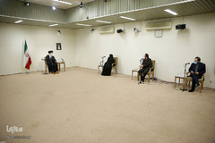 دیدار خانواده شهید فخری‌زاده با رهبر انقلاب