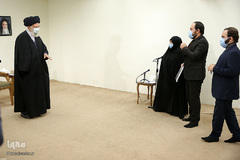 دیدار خانواده شهید فخری‌زاده با رهبر انقلاب