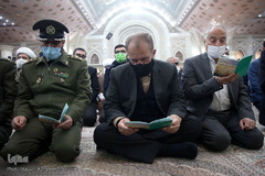 مراسم تجدید میثاق جامعه قرآنی با آرمانهای امام خمینی(ره)