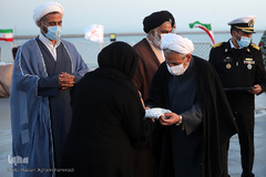 دومین محفل کاروان قرآنی انقلاب بر روی عرشه ناو بندر جمهوری اسلامی