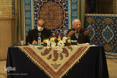 عبدالرسول عبایی و محمد بنیادی در پانزدهمین نشست تخصصی شورای عالی قرآن