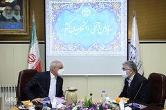 حمیدرضا طیبی، رییس جهاد دانشگاهی و محسن حاجی میرزایی، وزیر آموزش و پرورش