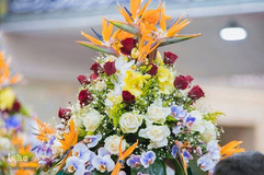 گل آرایی حرم مطهر امام حسین( ع) به مناسبت اعیاد شعبانیه