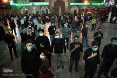 آخرین شب عزاداری شب های مسلمیه(ع) در حرم عبدالعظیم حسنی(ع)