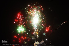 نورافشانی نوروزی «پل طبیعت» در اولین شب  نوروزی ۱۴۰۰