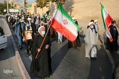 مراسم عزاداری سومین روز شهادت حضرت اباعبدالله الحسین (ع) با حضور امام جمعه شیراز