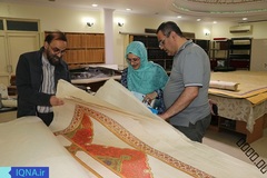 بزرگ‌ترین صحیفه سجادیه‌ جهان با رنگ‌هایی شاد و زنده که به معماری‌های شهر «جیپور» هند شبیه است