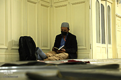 تلاوت قرآن یک مسلمان پرویی در مسجدی در لیما، پایتخت این کشور آمریکای جنوبی