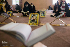 مجلس زنانه جزء خوانی قرآن کریم