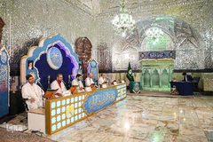 ترتیل خوانی قرآن کریم در حرم حضرت عبدالعظیم (ع)