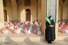 « سفره مهربانی»در شیراز