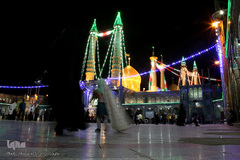 آستان منور حضرت معصومه(س) در شب میلاد کریم اهل بیت، امام حسن(ع)