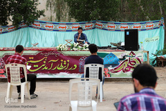 جزءخوانی خیابانی قرآن کریم در اهواز