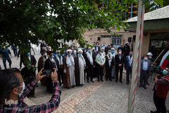 اهتزاز پرچم فلسطین در قزوین