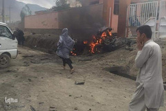 انفجار تروریستی مدرسه دخترانه سیدالشهداء در غرب کابل