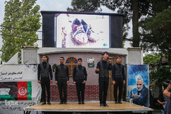 تجمع دانشجویان در محکومیت حمله تروریستی کابل