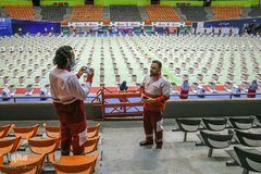 آیین توزیع 30 هزار بسته معیشتی