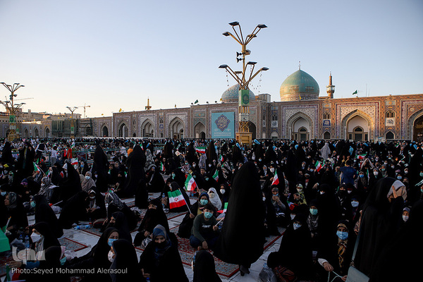 سخنرانی رییس‌جمهور منتخب در حرم مطهر رضوی