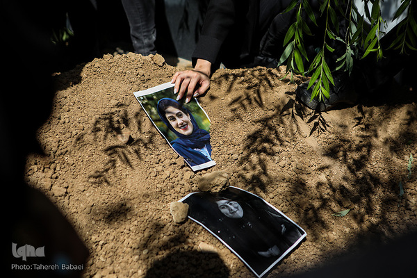 مراسم تشییع پیکر خبرنگاران فقید ایسنا و ایرنا