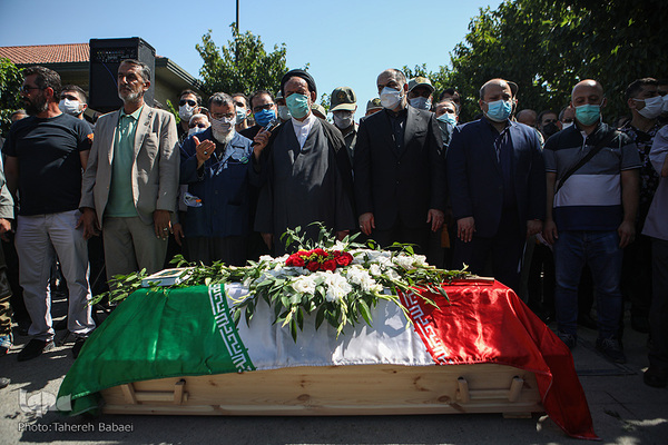 مراسم تشییع پیکر خبرنگاران فقید ایسنا و ایرنا