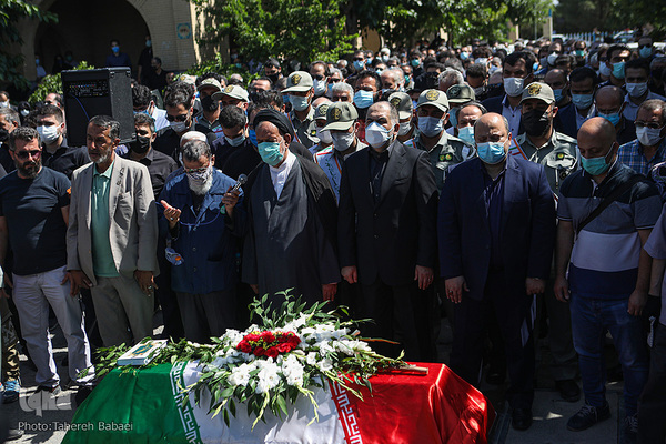 مراسم تشییع پیکر خبرنگاران فقید ایسنا و ایرنا