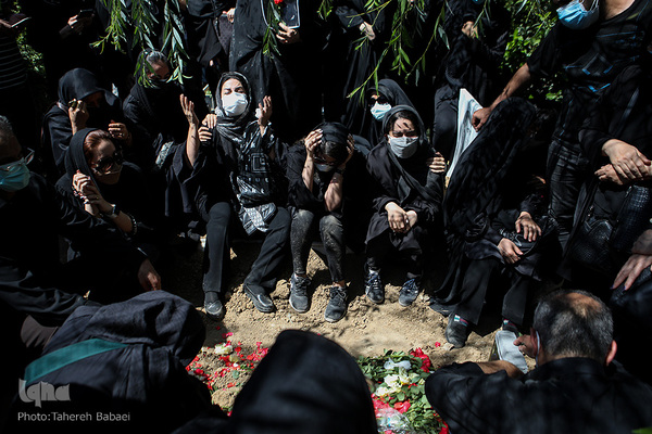 مراسم تشییع پیکر خبرنگاران فقید ایسنا و ایرنا