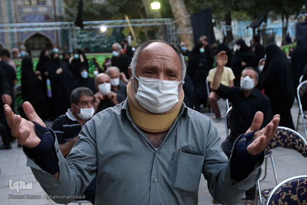 مراسم عزاداری چهارمین روز محرم در آستان مقدس امامزادگان عینعلی و زینعلی(ع)