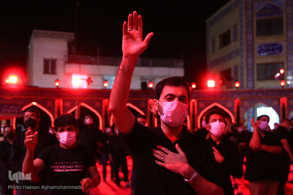 مراسم سوگواری شب هشتم محرم در آستان مقدس امامزاده صالح(ع) تجریش