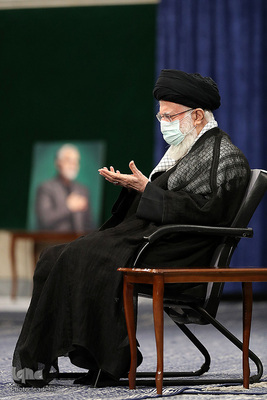 مراسم عزادای شب تاسوعا در حسینیه امام خمینی(ره)