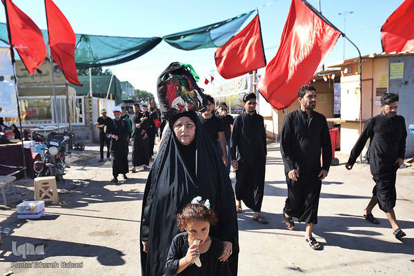 زائرین پیاده روی اربعین حسینی