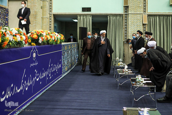 آیین تکریم و معارفه ابوذر ابراهیمی ترکمان و حجت‌الاسلام و المسلمین محمدمهدی ایمانی‌پور