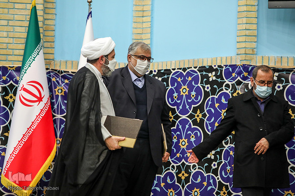 آیین تکریم و معارفه ابوذر ابراهیمی ترکمان و حجت‌الاسلام و المسلمین محمدمهدی ایمانی‌پور