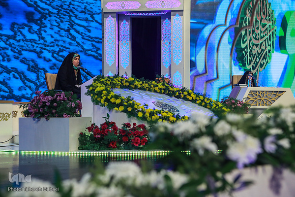 دومین روز چهل و چهارمین مسابقات قرآن اوقاف در بخش بانوان