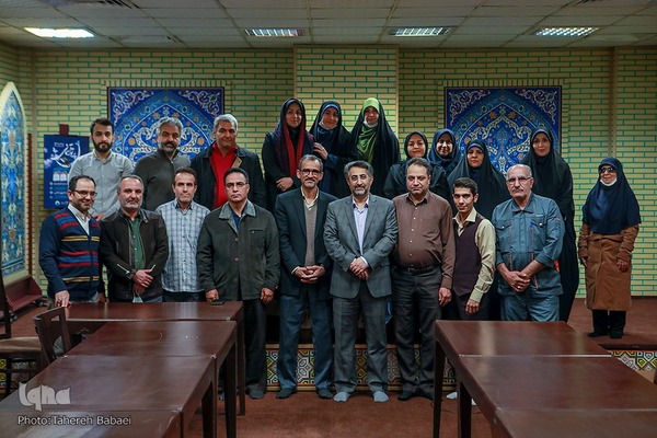 جلسه خداحافظی رحیم خاکی از همکاران فرهنگسرای قرآن تهران