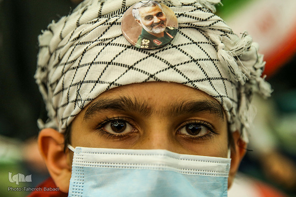 مراسم دومین سالگرد شهادت سردار سپهبد شهید «قاسم سلیمانی» در مصلی بزرگ امام خمینی(ره) تهران