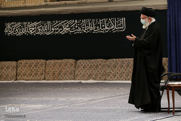 مراسم عزاداری شام شهادت حضرت فاطمه‌زهرا (س)در حسینیه امام خمینی(ره)