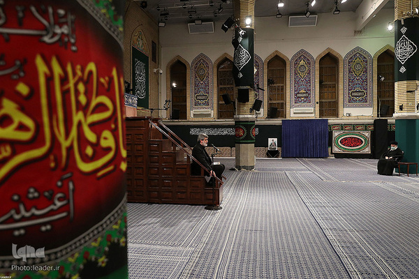 مراسم عزاداری شام شهادت حضرت فاطمه‌زهرا (س)در حسینیه امام خمینی(ره)