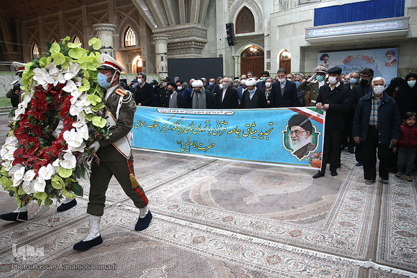 مراسم تجدید میثاق جامعه قرآنی با آرمان‌های بنیانگذار کبیر انقلاب اسلامی