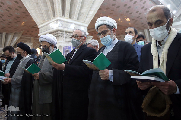 مراسم تجدید میثاق جامعه قرآنی با آرمان‌های بنیانگذار کبیر انقلاب اسلامی