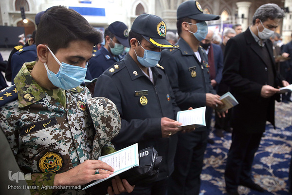 مراسم تجدید میثاق جامعه قرآنی با آرمان‌های بنیانگذار کبیر انقلاب اسلامی
