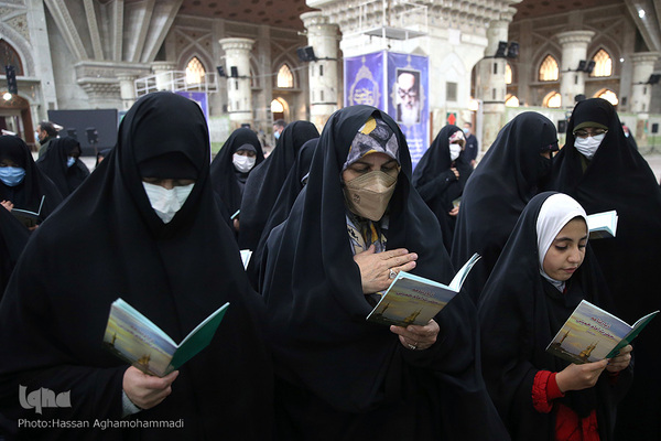 مراسم تجدید میثاق جامعه قرآنی با آرمان‌های بنیانگذار کبیر انقلاب اسلامی