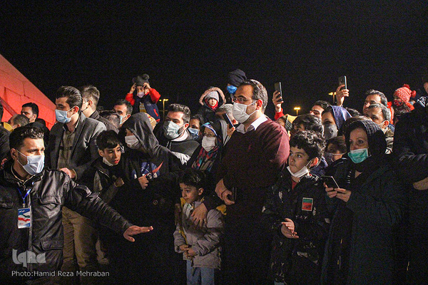 نورافشانی و ویدیو مپینگ برج آزادی در شب ۲۲ بهمن