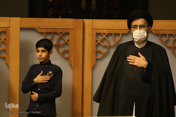 حرم شاهچراغ در سوگ باب‌الحوائج(ع)