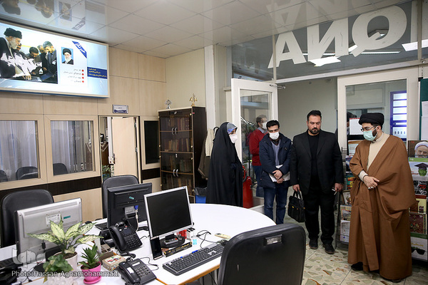 بازدید حجت الاسلام والمسلمین سید محمدحسین طباطبایی از ایکنا