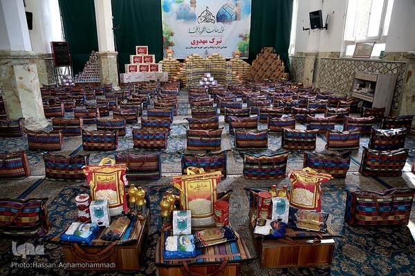 مراسم افتتاحیه طرح قرار دوازدهم، ویژه ضیافت همدلی در امامزاده عبدالله(ع) شهر ری