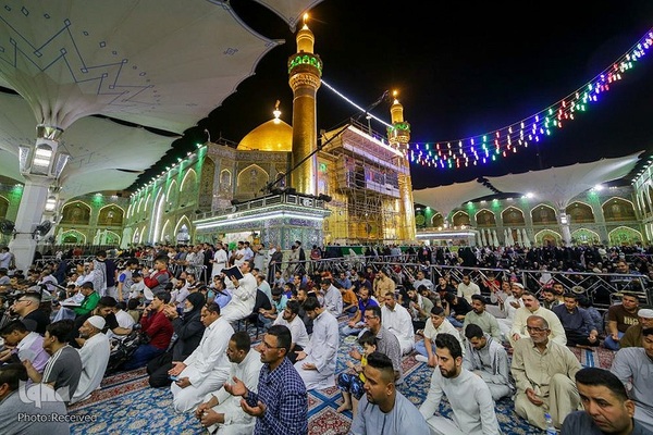 جزءخوانی قرآن کریم در آستان مقدس علوی