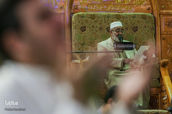 جزءخوانی قرآن کریم در آستان مقدس علوی