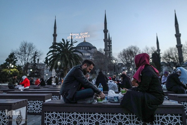 حال و هوای ماه مبارک رمضان در شهر استانبول ترکیه