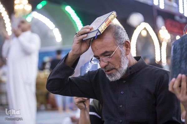 مراسم احیای شب قدر در حرم حضرت ابوالفضل العباس(ع)