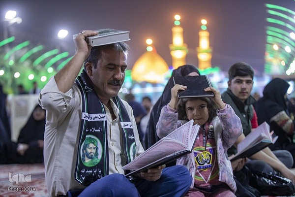 مراسم احیای شب قدر در حرم حضرت ابوالفضل العباس(ع)